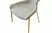Стул Hillary, кремовый/золото