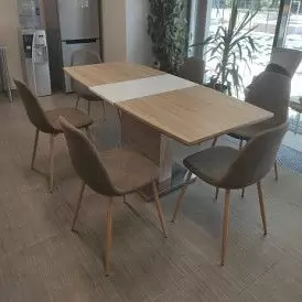 Стул Jackson, голубой/черный