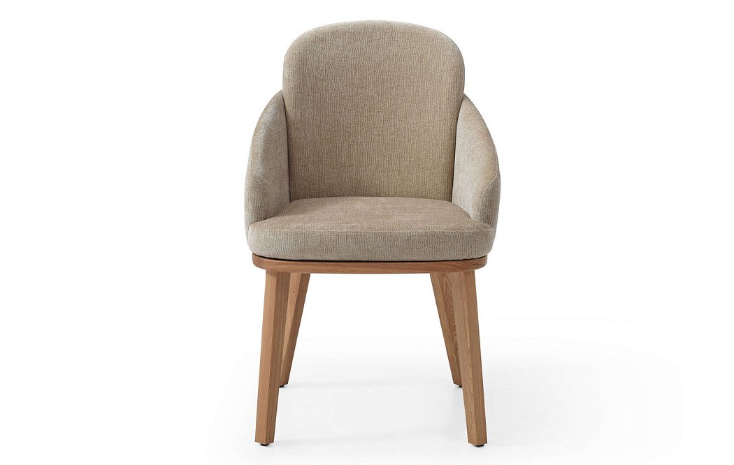 Стул Clarissa, бежевый/орех - фото 2