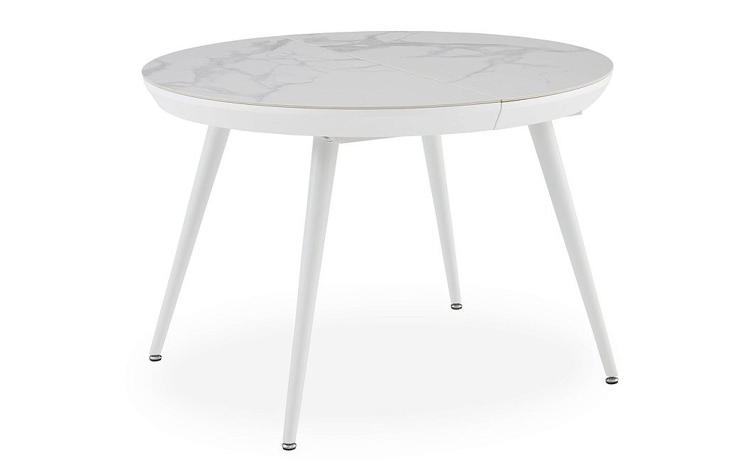 Стол раскладной Valerie 110-150, белая керамика - фото 4