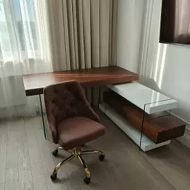 Кресло Aida, серый/серебро