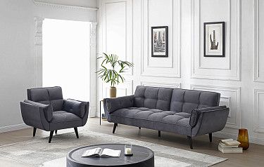 Комплект мягкой мебели Annabel, серый