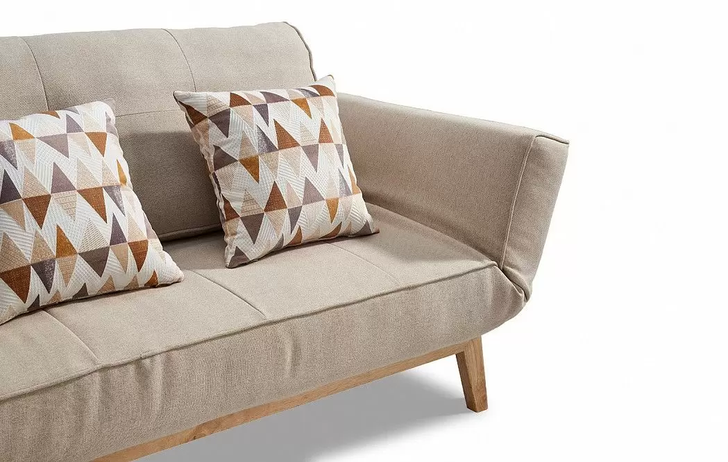 Диван-кровать Meryl, бежевый/коричневый - фото 13