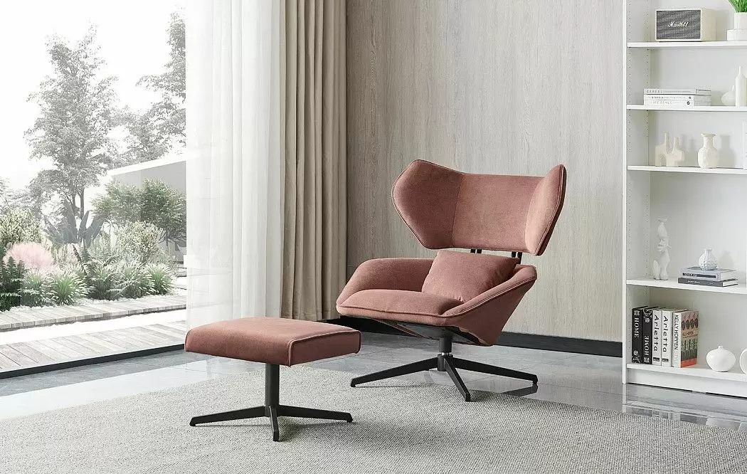 Кресло Boston, сливовый цвет - фото 2