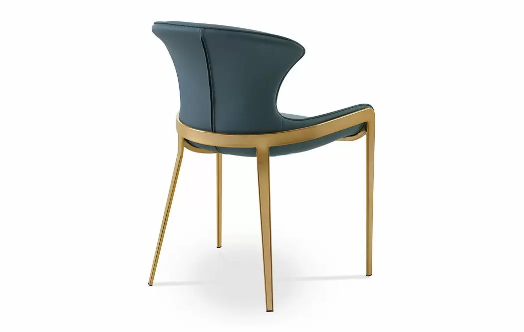 Стул Hillary, серо-голубой/золото - фото 8