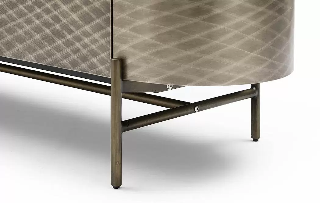 ТВ Тумба Emily, орех/бронза - фото 5