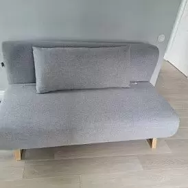 Диван-кровать Rosy 3-х местный, серый/без принта