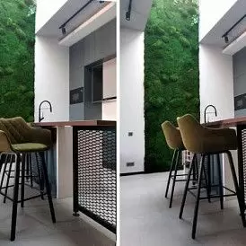 Стул полубарный Sherilyn (66), темно-зеленый