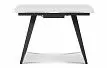 Стол раскладной Frankfurt 110-140, белый/черный
