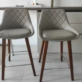 Стул полубарный Joan (65), темно-синий