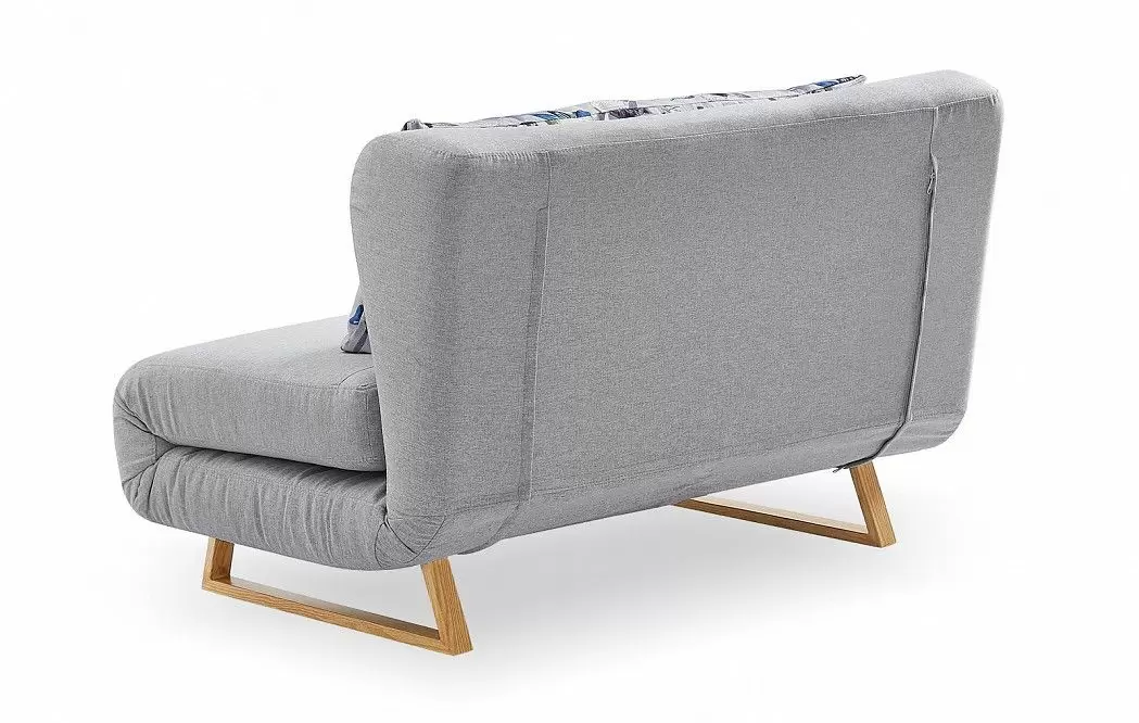 Диван-кровать Rosy 2-х местный, серый/цветочный принт - фото 10