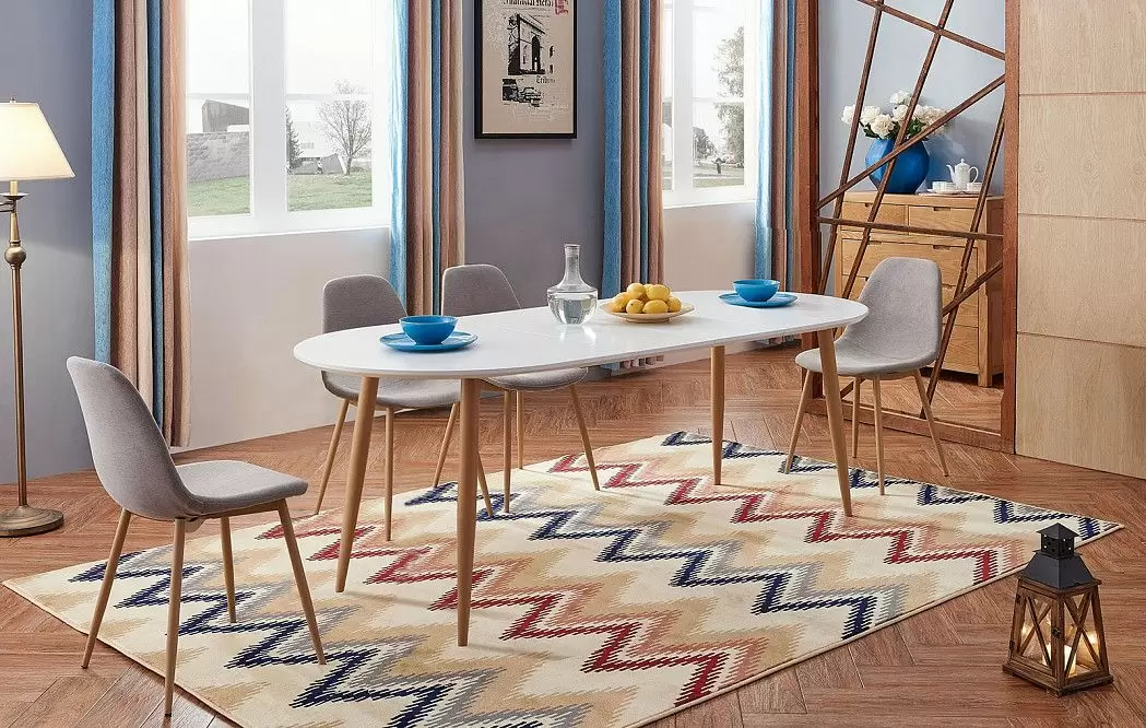 Стол раскладной Universal 120/150/180 Morris, белый - фото 9