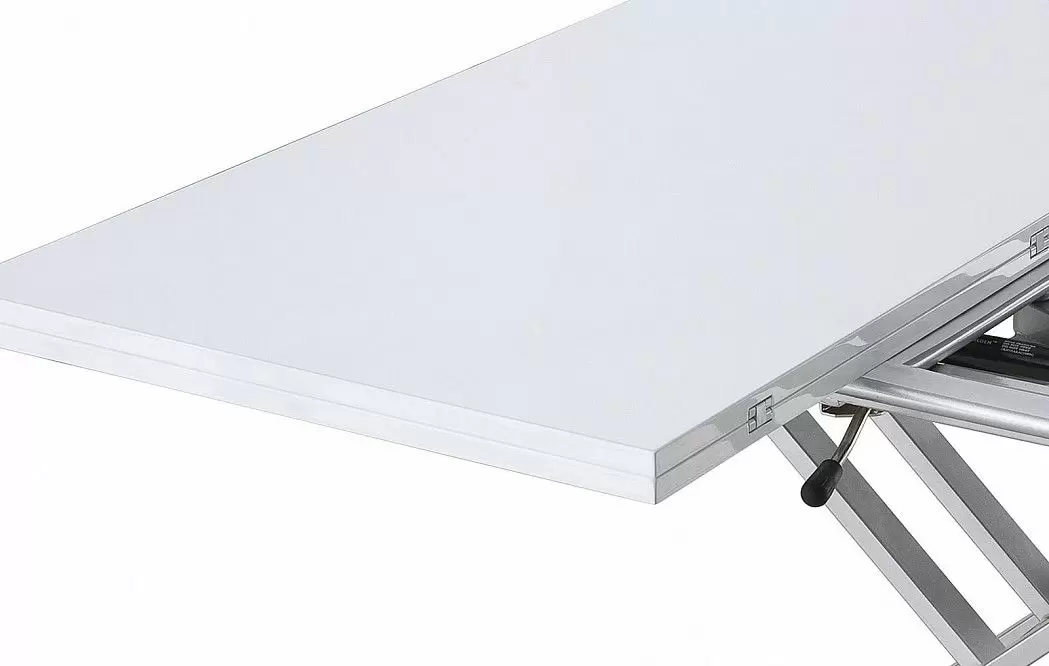 Стол-трансформер Stafford, белый лак - фото 5