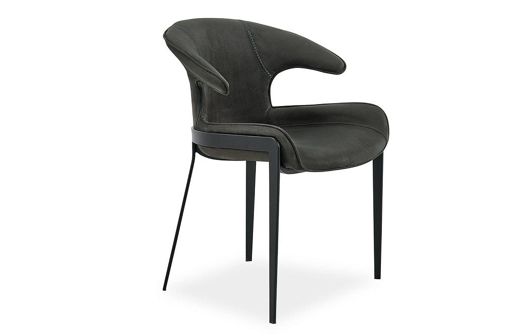 Стул Harold, графит/черный