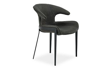 Стул Harold, графит/черный