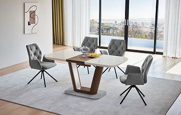 Стол Ester + 4 стула Estella