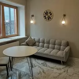 Диван-кровать Madrid, желтый/золотые ножки