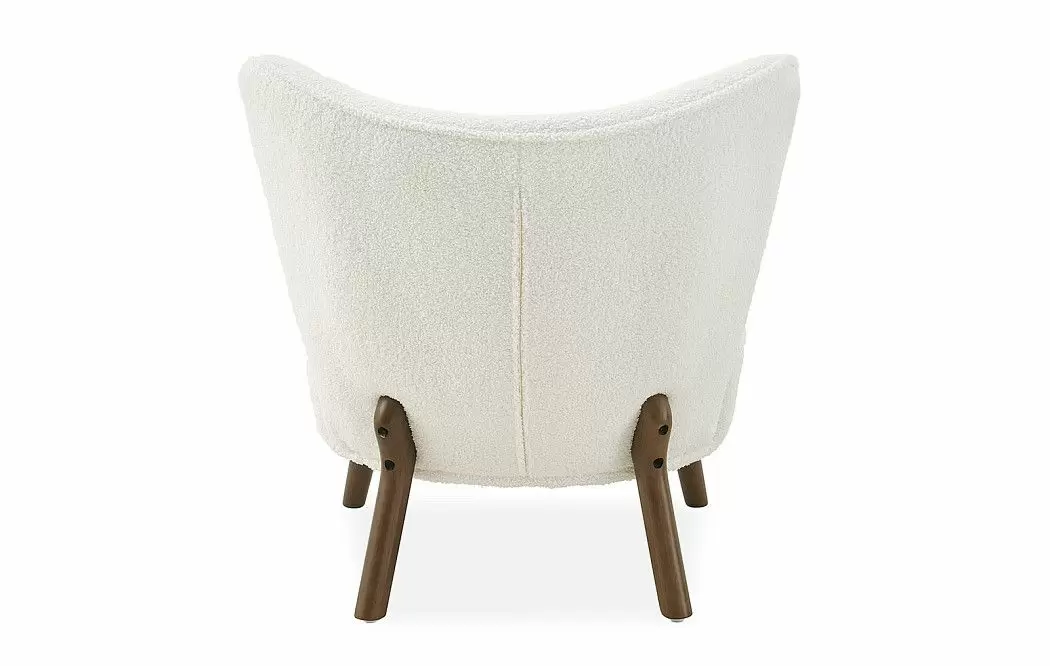 Кресло Gladys, слоновая кость/орех - фото 9