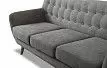 Диван Copenhagen 3-х местный, темно-серый пепел (п05-18)