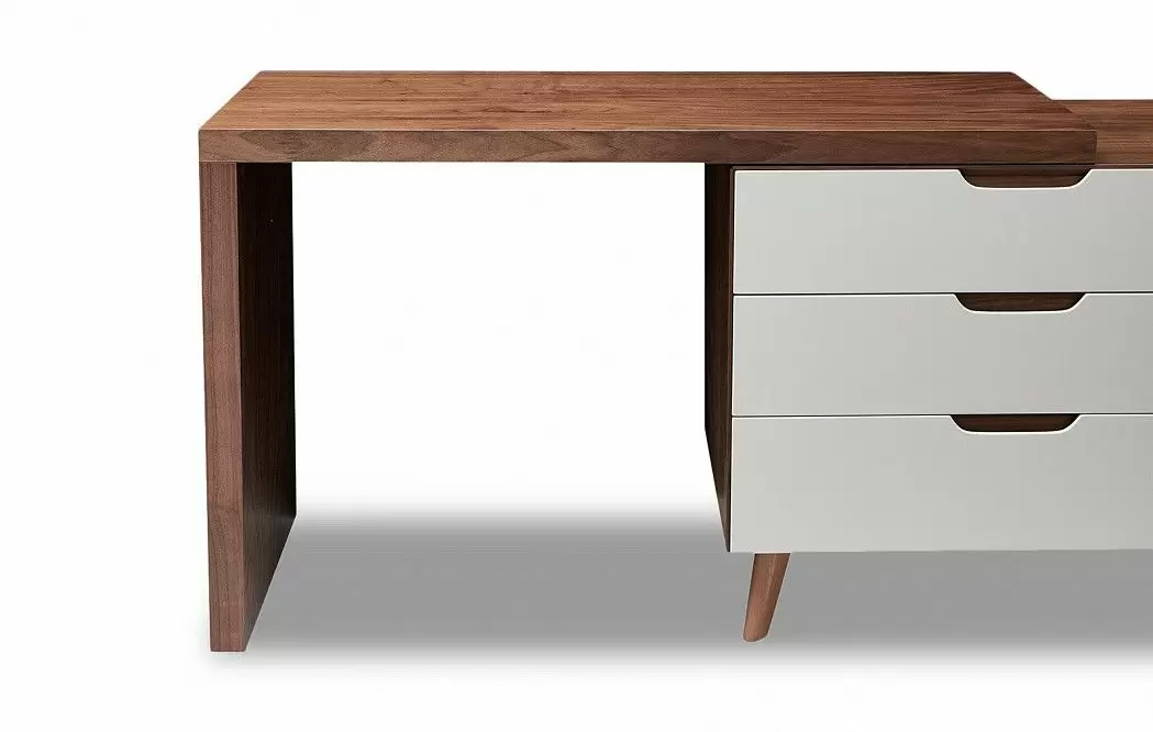 Комплект для спальни Borneo, бежевый/орех/белый - фото 25