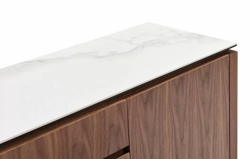 Буфет Nottingham, белая керамика/орех - фото 6