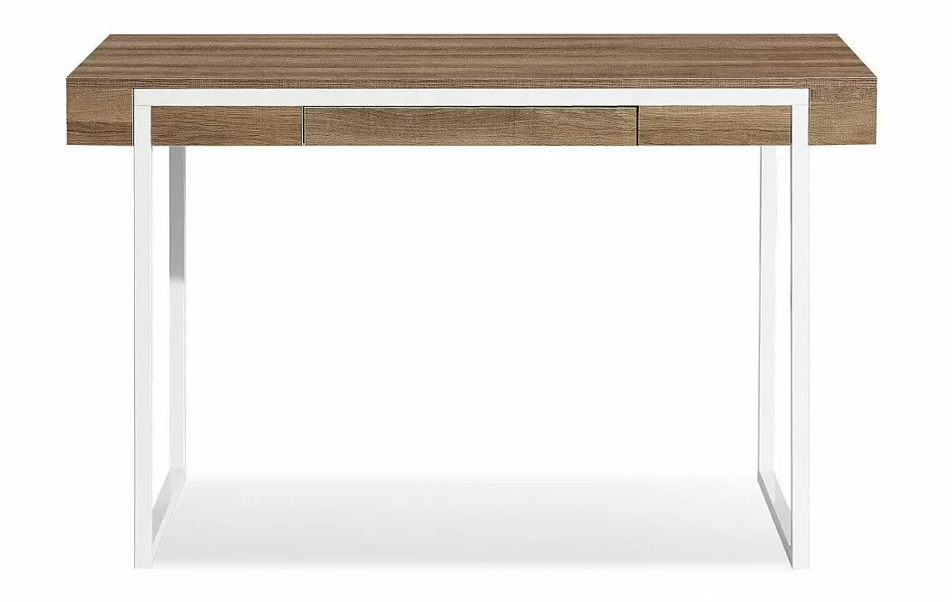 Стол письменный Ego, орех/белые ножки - фото 2
