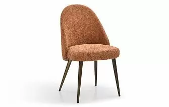 Стул Leda, терракотовый/бронза