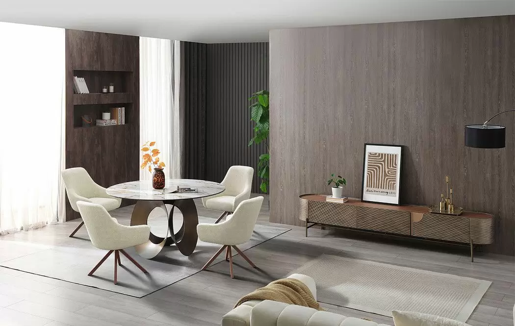 Стул Emma, крем/бронза - фото 4