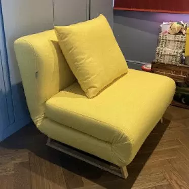 Кресло-кровать Rosy, желтый/без принта