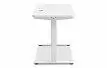 Стол New York (120) белый, регулируемая высота, электропривод