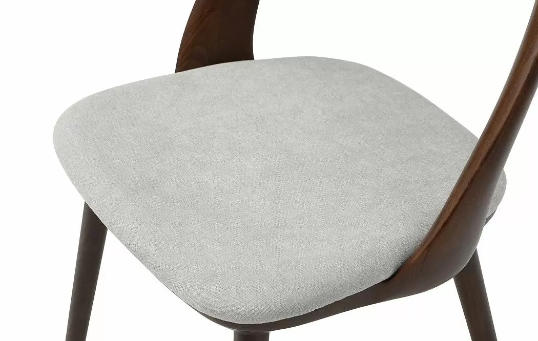 Стул April, серый/орех - фото 5