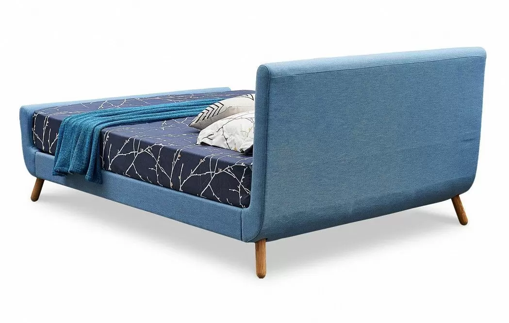Кровать Borneo 160х200, синий - фото 8