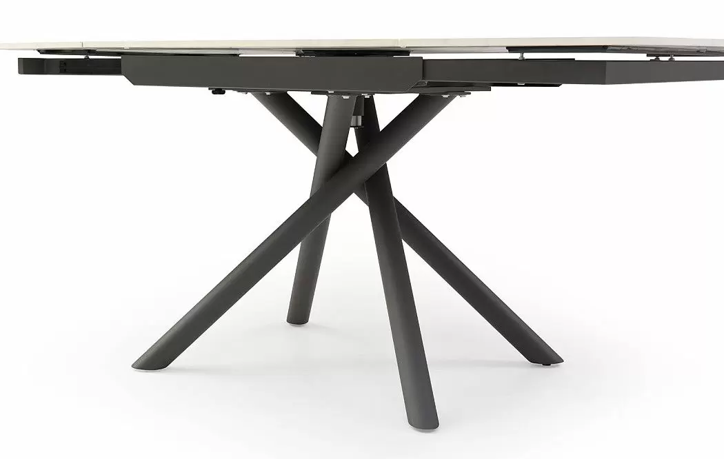 Стол раскладной Salerno 120-180, серая керамика - фото 16