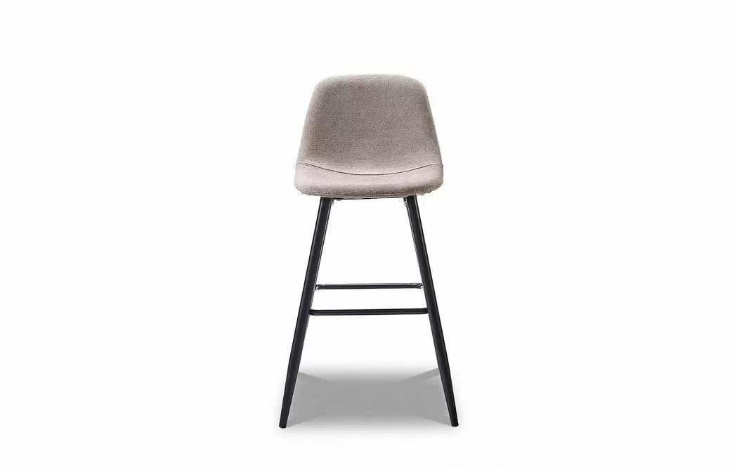 Стул полубарный Jack (60), бежевый/черный - фото 4