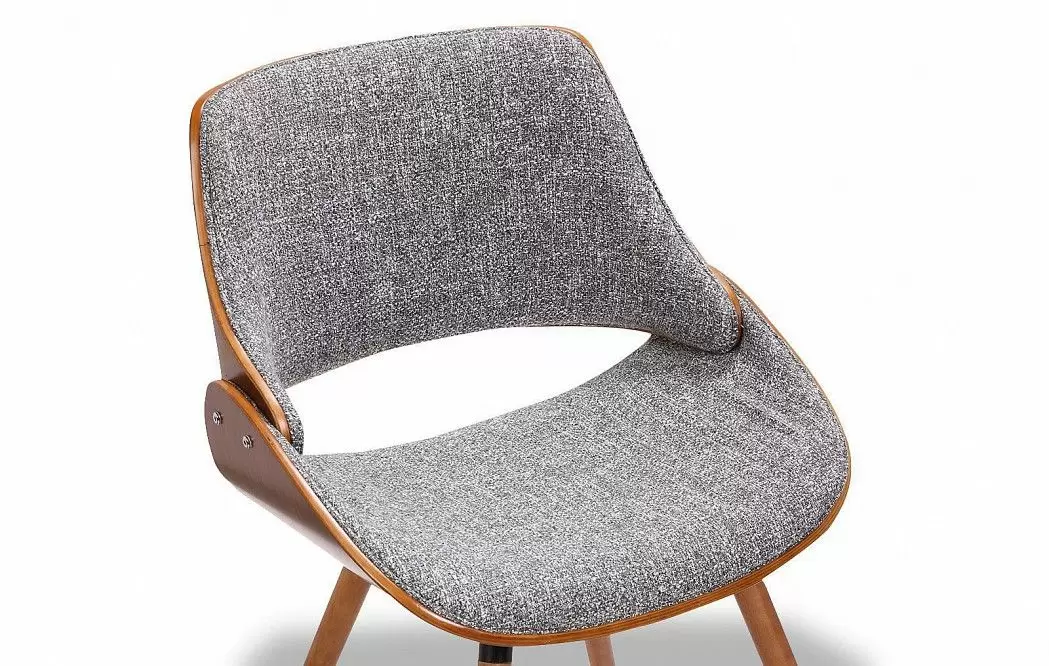 Стул Kiss, серый/орех - фото 6