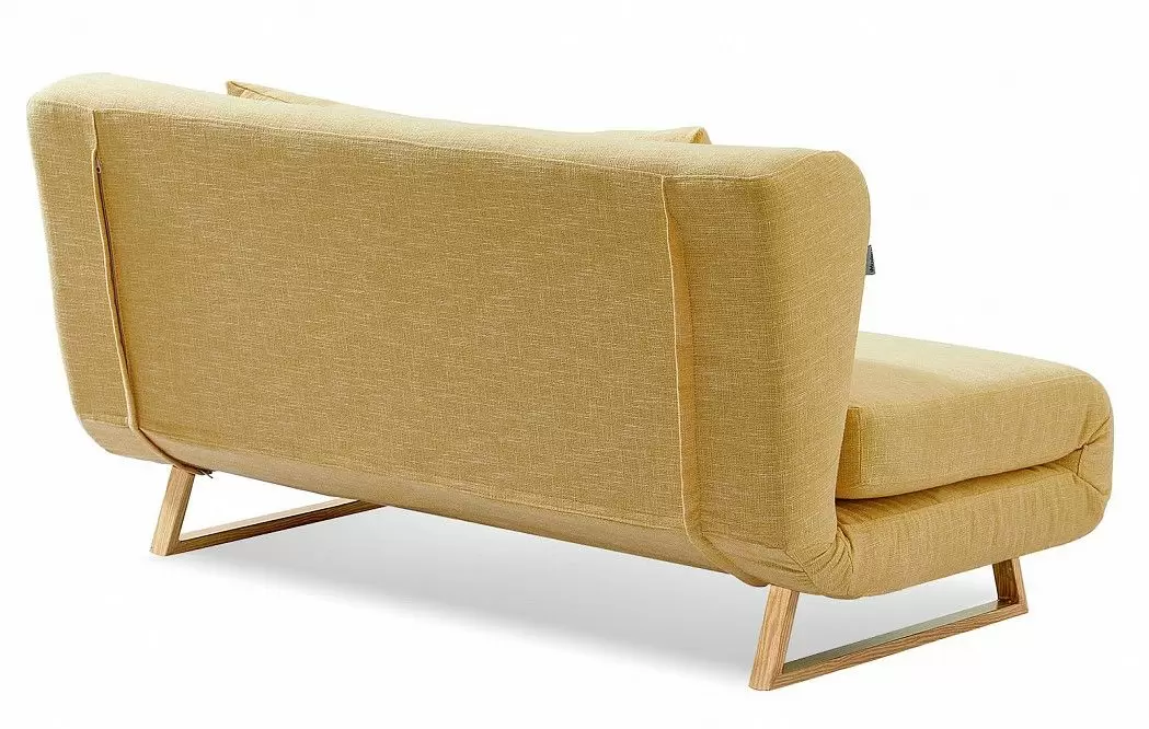 Диван-кровать Rosy 3-х местный, желтый/без принта - фото 11