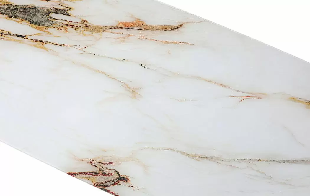 Стол раскладной Allegra 180-260, стекло 3D/шампань - фото 17