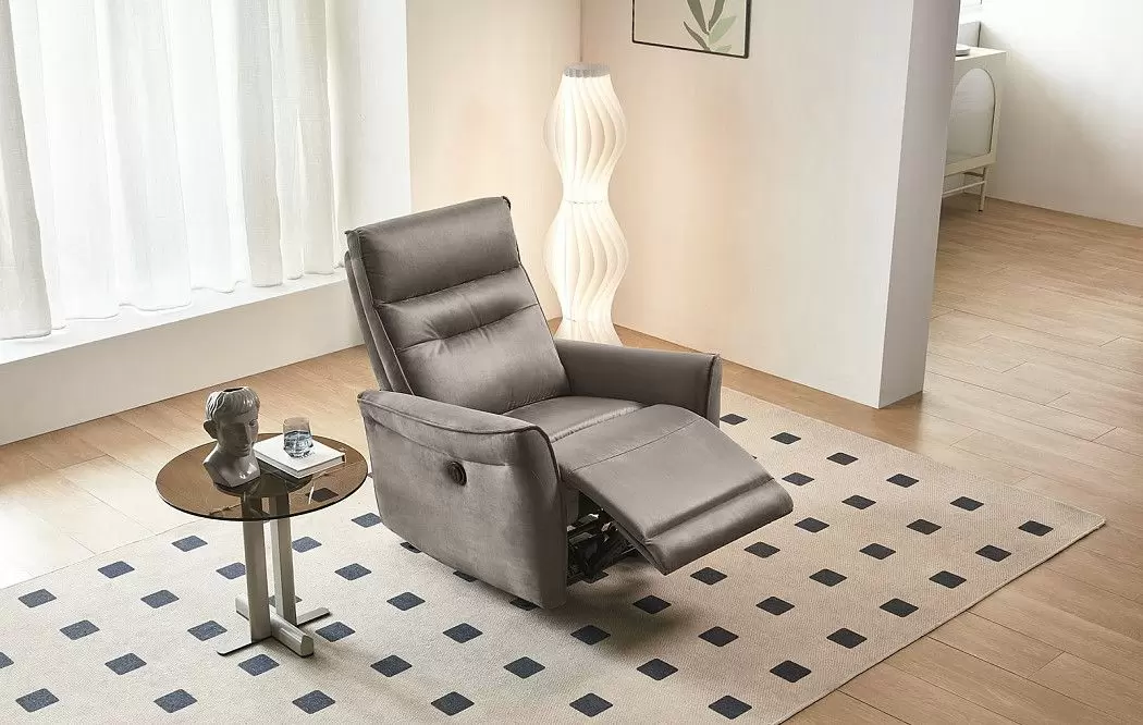 Кресло-реклайнер Bailey, серо-коричневый - фото 15