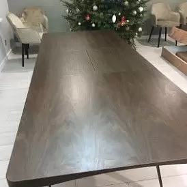 Стол раскладной Vermont, черный/белый