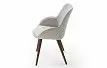 Стул Leona, светло-серый/орех