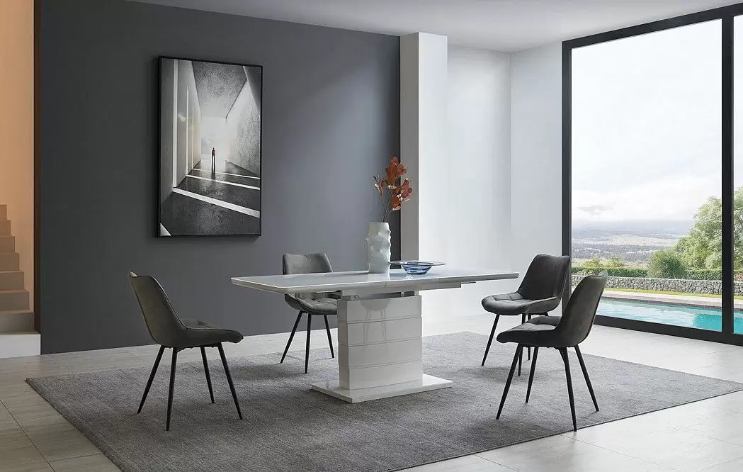 Стол раскладной Demi 140-180, белый - фото 2