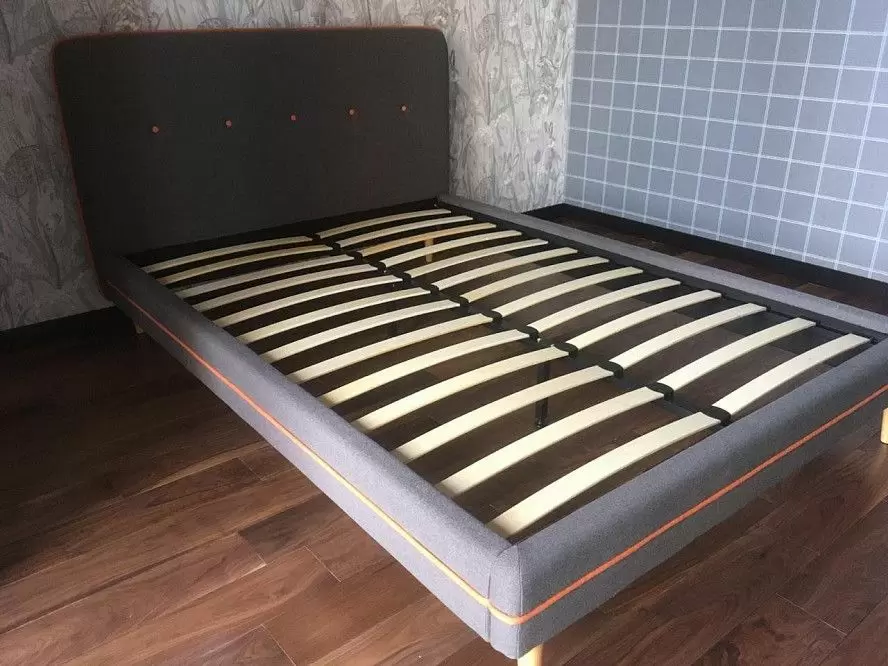 Кровать Madeira 160x200, серо-коричневый - фото 15