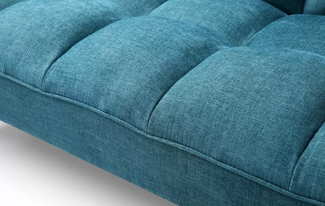 Диван-кровать Madrid, синий/золотые ножки - фото 6