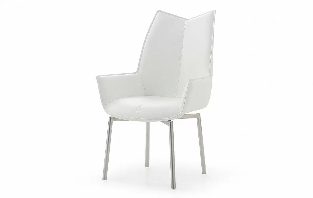 Стул Renzo, белый/стальной - фото 13