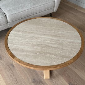 Стол журнальный Malta (50), керамика/ясень