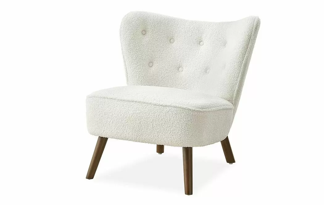 Кресло Gladys, слоновая кость/орех - фото 6