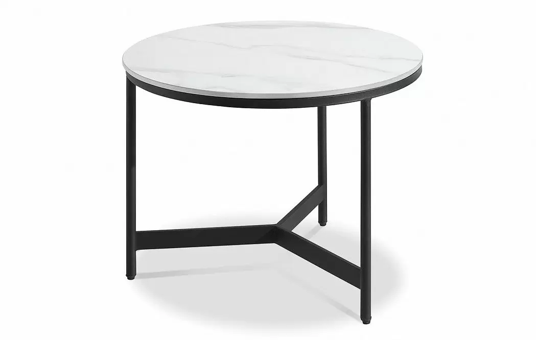 Набор из 2-х столов журнальных Fabio, белая керамика - фото 6