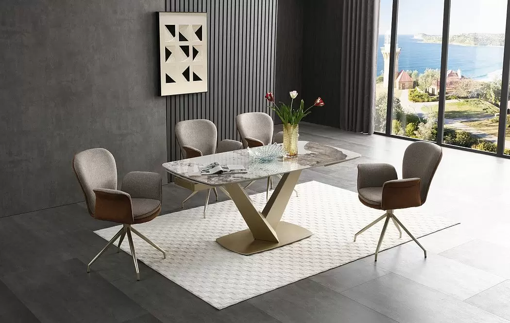 Стул Kimberly, карамельный/шампань - фото 5