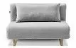 Диван-кровать Rosy 2-х местный, серый/без принта