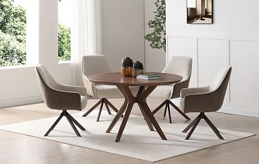 Стол Clark + 4 стула Emma